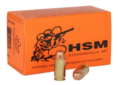 HSM .45 ACP/Auto Training Full Metal Jacket 230 Grain 50/Box