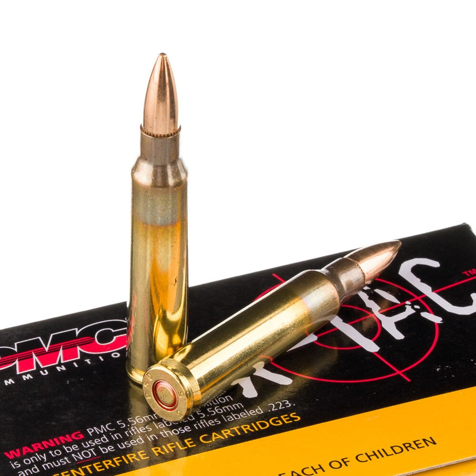 PMC 5.56x45mm NATO 55 gr FMJ 20 Per Box - 1000/Case