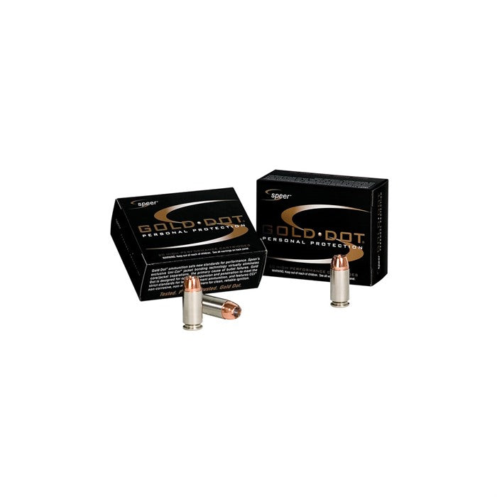 Speer 9mm Luger / Parabellum Gold Dot +P Personal Protection Jacketed Hollow Point 124 Grain 20/Box [Item 9039]
