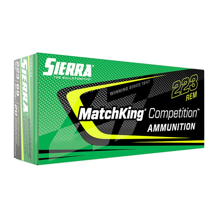 Sierra .223 Remington Sierra MatchKing Hollow Point Boat Tail 69 Grain 20/Box