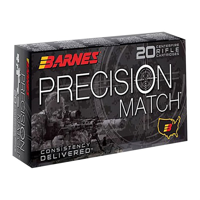 Barnes .300 AAC Blackout Precision Match Burner Open Tip Match 125 Grain 20/Box