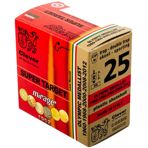 MIRAGE SUPER TARGET T1 12GA 2-3/4" 1-1/8OZ #8.5 SHOT 250/CS