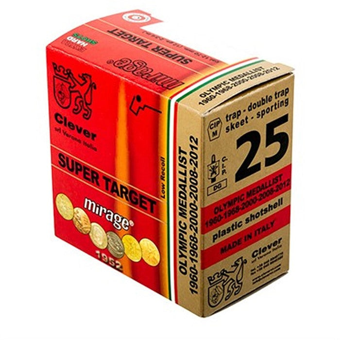 MIRAGE ST SPORTING T1 12GA 2-3/4" 1-1/8OZ #7.5 SHOT 250/CASE