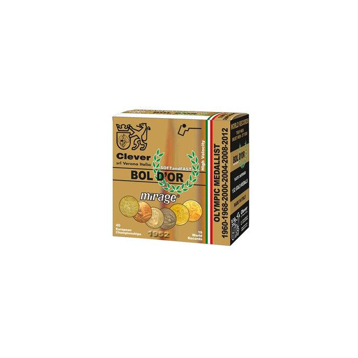 Clever 12 Gauge Mirage Bol D'or #8 1 oz 2.75 in 250/Box [Item 10483]