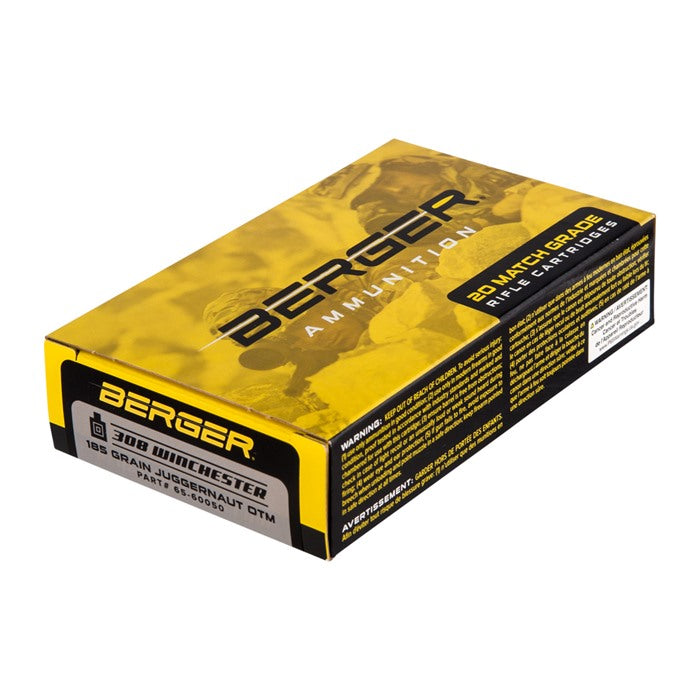 308 WINCHESTER 185GR JUGGERNAUT OTM 20/BOX