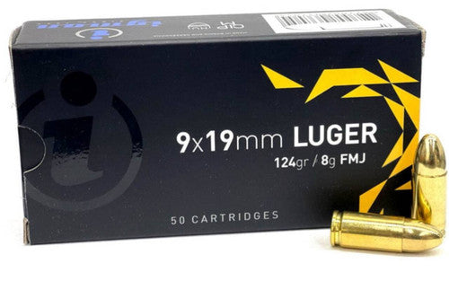 Igman 9mm Luger / Parabellum  Full Metal Jacket 124 Grain 50/Box