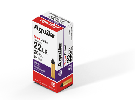 Aguila Ammunition Rimfire 1B220337 Colibri 22LR 20 Grain Powderless Lead Bullet 50 Per Box – 1000/Case