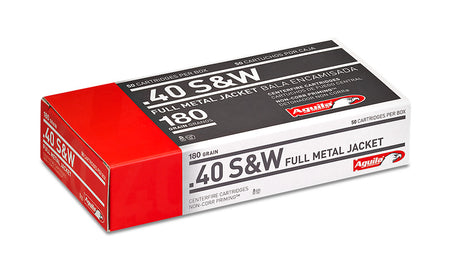 Aguila .40 S&W 180 gr Full Metal Jacket (FMJ)