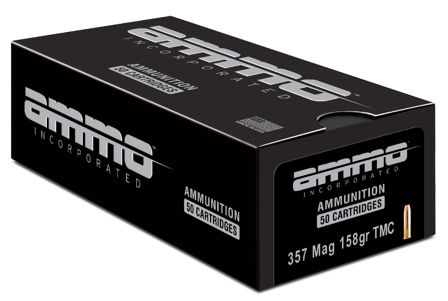 Ammo Inc .357 Magnum Signature Total Metal Case 158 Grain 50/Box