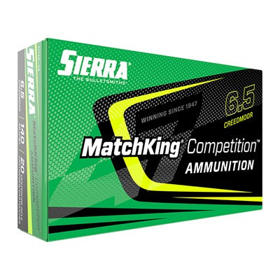 Sierra 6mm Creedmoor Competition Sierra MatchKing Boat Tail Hollow Point 107 Grain 20/Box