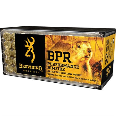 Browning .22 Magnum / WMR BPR Performance Rimfire Performance Jacketed Hollow Point 40 Grain 50/Box