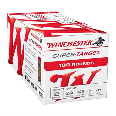 Winchester 12 Gauge Super-Target Light Target Value Pack #7.5 1-1/8 oz 2.75 in 100/Box