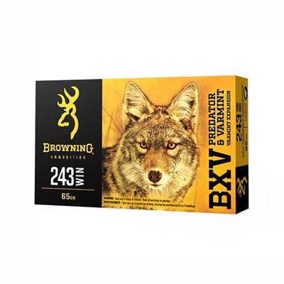 Browning .22-250 Remington BXV Varmint Expansion Polymer Tip 50 Grain 20/Box
