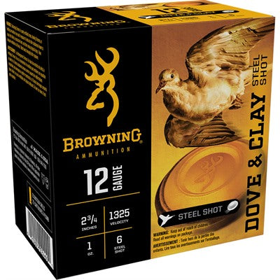 Browning 12 Gauge Dove & Clay Extra Distance #7 1 oz 2.75 in 25/Box