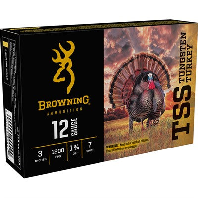 Browning 12 Gauge TSS Tungsten Turkey #7 1-3/4 oz 3 in 5/Box