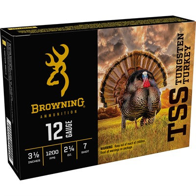 Browning 12 Gauge TSS Tungsten Turkey #7 2-1/4 oz 3.5 in 5/Box