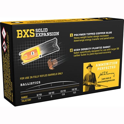 Browning 12 Gauge BXS Shotshell Deer Sabot Slug Slug 1 oz 2.75 in 5/Box