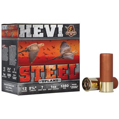 HEVI-Shot 12 Gauge HEVI-Steel Upland #7 1 oz 2.75 in 25/Box