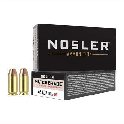 Nosler .45 ACP/Auto Assured Stopping Power Jacketed Hollow Point 185 Grain 50/Box