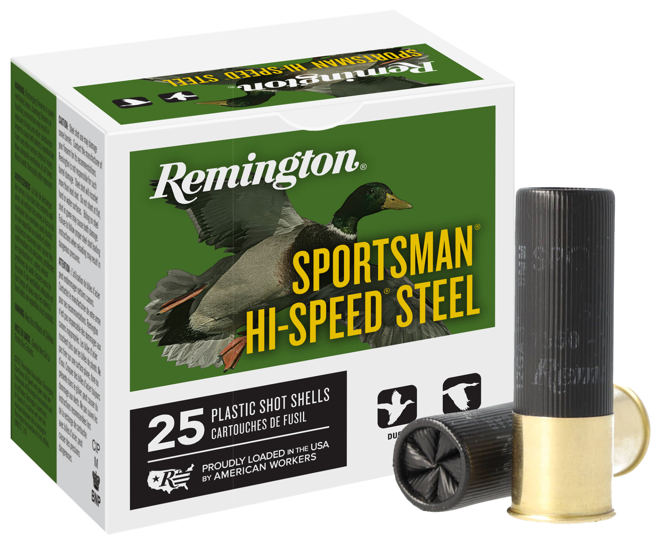 Remington 12 Gauge Sportsman Hi-Speed Steel #4 1-1/4 oz 3 in 25/Box