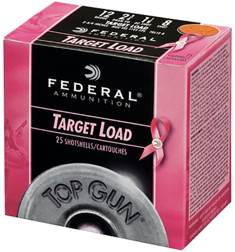 Federal 12 Gauge Top Gun Pink Special Edition #8 1-1/8 oz 2.75 in 25/Box