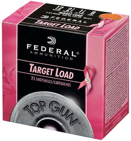 Federal 12 Gauge Top Gun Pink Special Edition #8 1-1/8 oz 2.75 in 25/Box