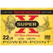 Winchester .22 Long Rifle Super X 100th Anniversary Power-Point 40 Grain 300/Box