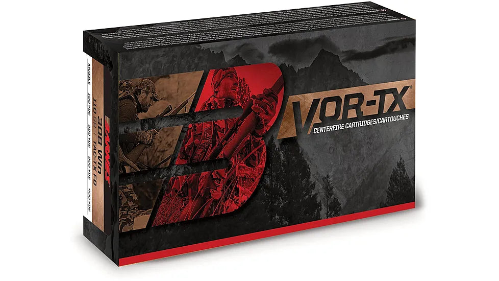 Barnes 5.56x45mm NATO VOR-TX TSX Boat Tail 62 Grain 20/Box