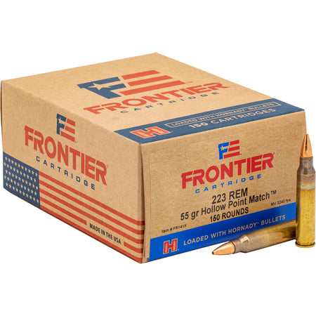 Frontier Cartridge .223 Remington Lake City Military Grade Hollow Point Match 55 Grain 50/Box [Item 290]