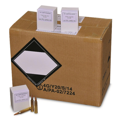 Prvi Partizan 5.56x45mm NATO SS109 62 Grain FMJ 20 Per Box – 1000/Case