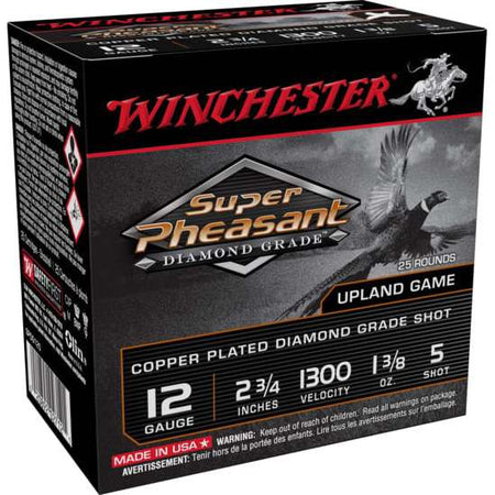 Winchester 12 Gauge Super Pheasant Diamond Grade #5 1-3/8 oz 2.75 in 25/Box
