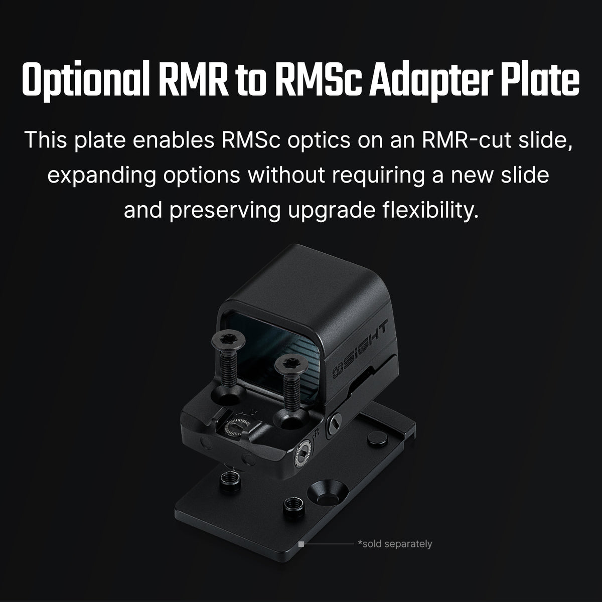 Osight SE, 2 MOA Dot + 32 MOA Circle Red Dot Sight, RMSc Pattern