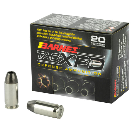 Barnes .45 ACP/Auto TAC-XPD +P Hollow Point 185 Grain 20/Box