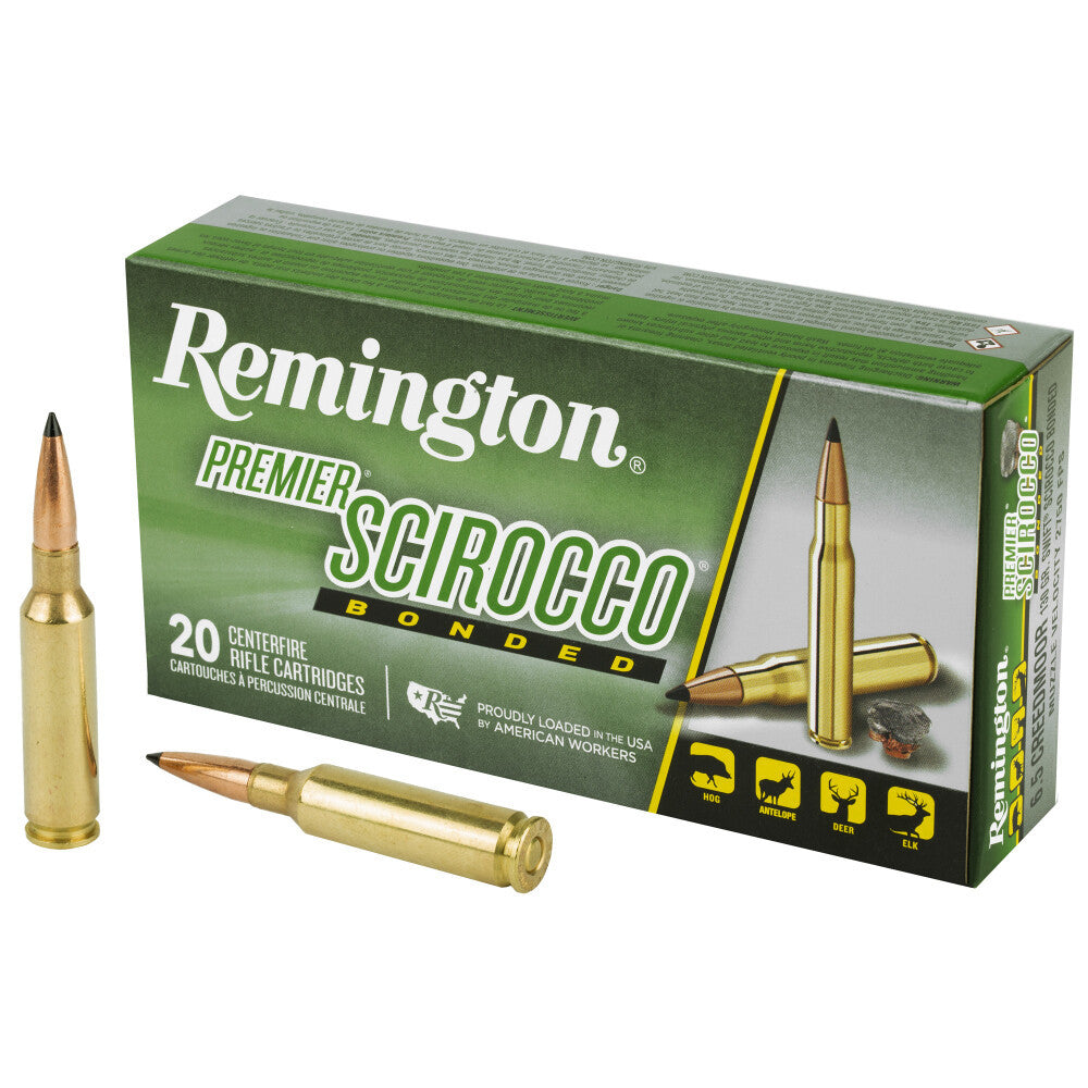 Remington 6.5mm Creedmoor Premier Swift Scirocco Bonded 130 Grain 20/Box [Item 2477]