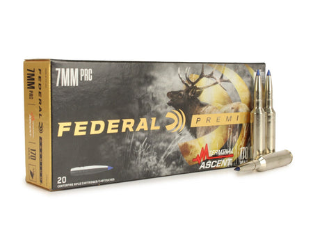 Federal 7mm PRC Premium Classic Terminal Ascent 170 Grain 20/Box