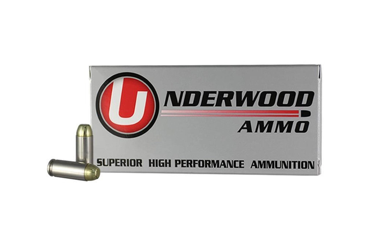 UNDERWOOD 10MM AUTO 180GR-FMJ 50RD 10BX/CS