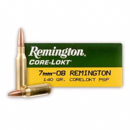 Remington 7mm-08 Remington Core-Lokt Pointed Soft Point 140 Grain 20/Box