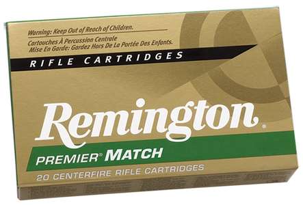 Remington .223 Remington Premier Match Hollow Point Match 62 Grain 20/Box