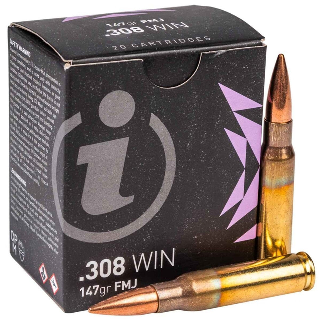 Igman 308 Winchester 147 Grain Full Metal Jacket (Sealed Battle Packs)