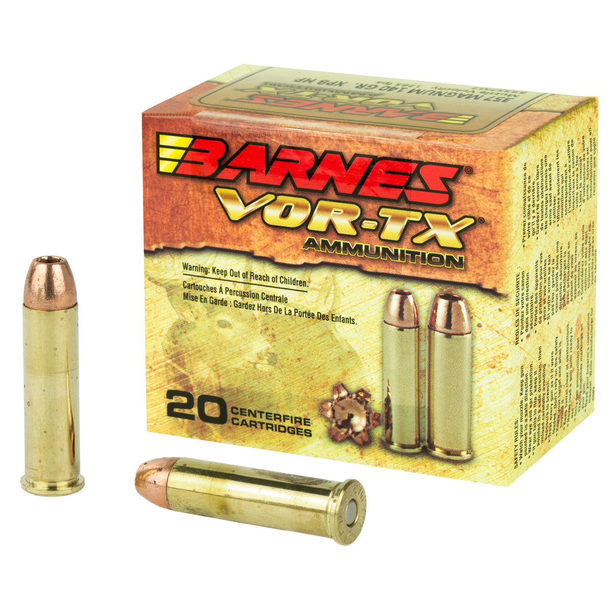 Barnes .357 Magnum XPB Barnes VOR-TX XPB 140 Grain 20/Box
