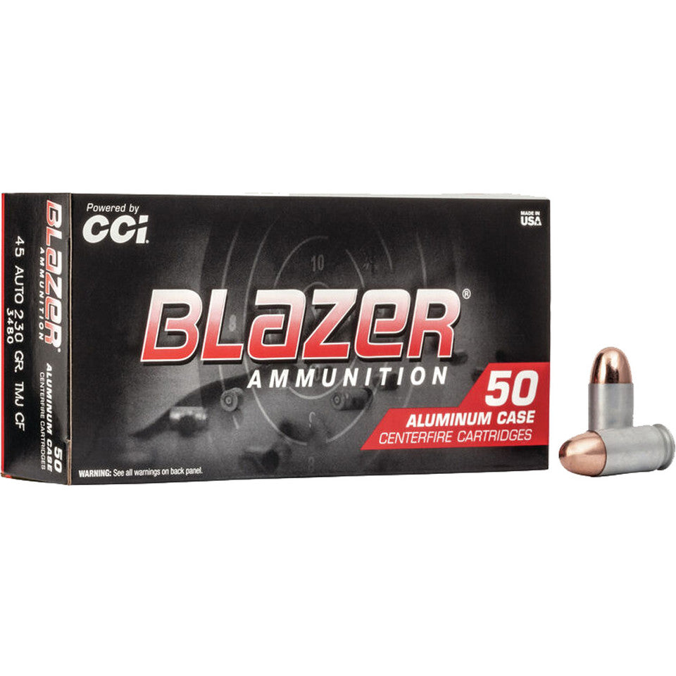 Blazer .45 ACP/Auto Clean-Fire Total Metal Jacket 230 Grain 50/Box