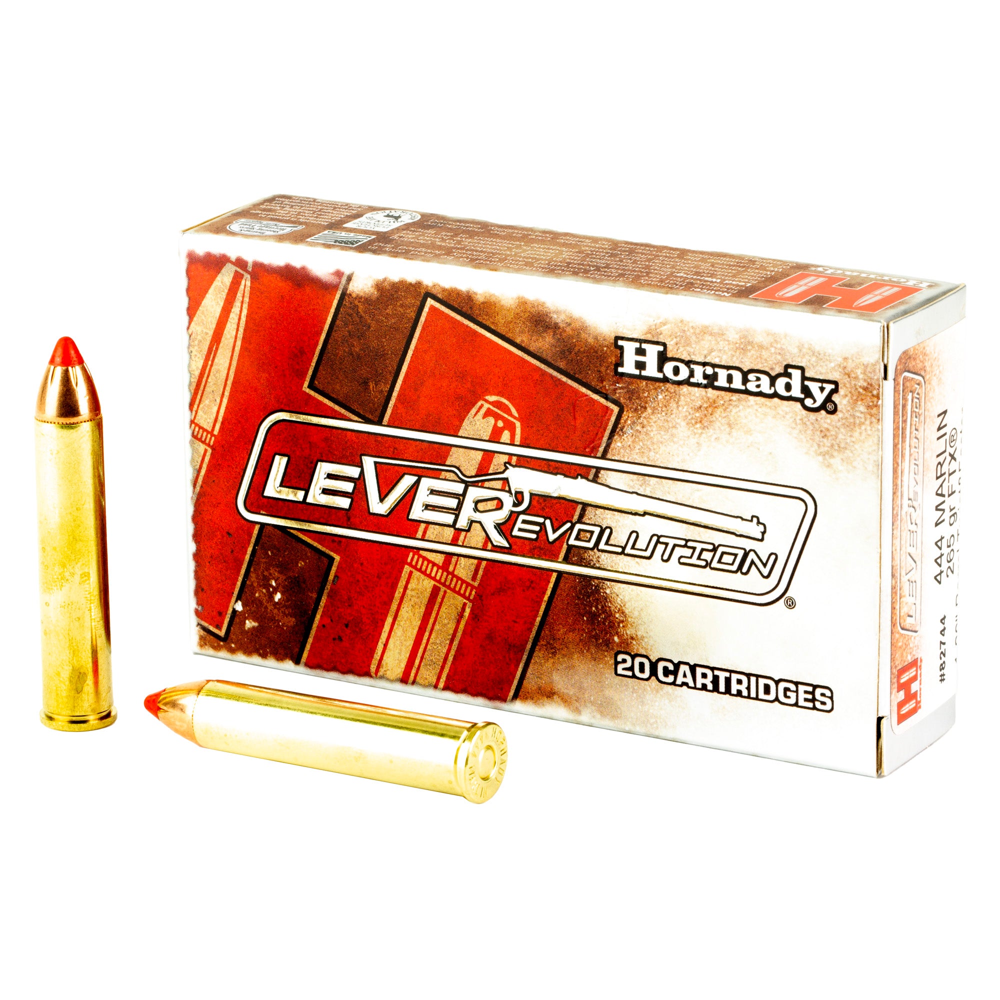 Hornady .444 Marlin LEVERevolution Flex Tip eXpanding 265 Grain 20/Box