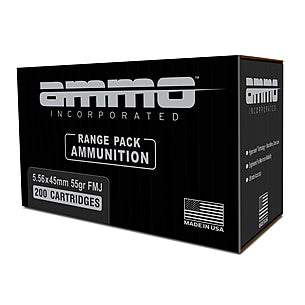 Ammo Inc 5.56x45mm NATO Signature M193 Full Metal Jacket 55 Grain 200/Box